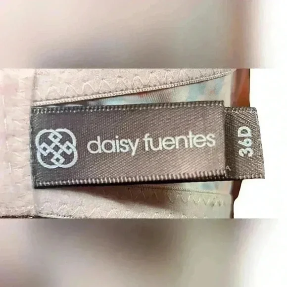 Daisy Fuentes Bra Multicolor Flower 36D - Picture 8 of 8